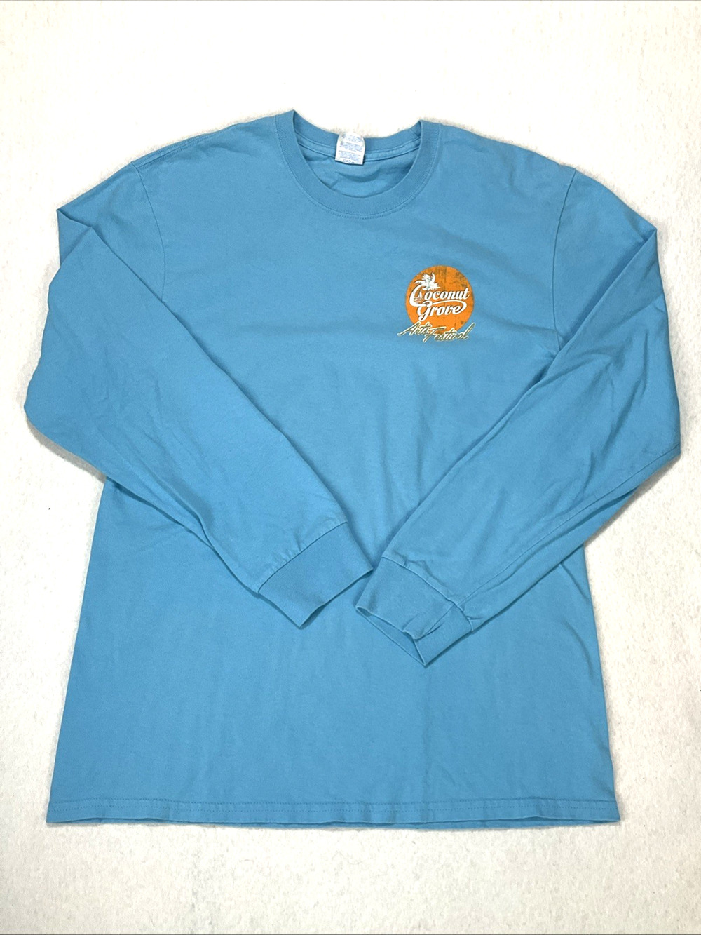 Coconut Grove Arts Festival 2019 Long Sleeve T-shirt Size Large 100% Cotton